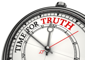 Time for truth clock