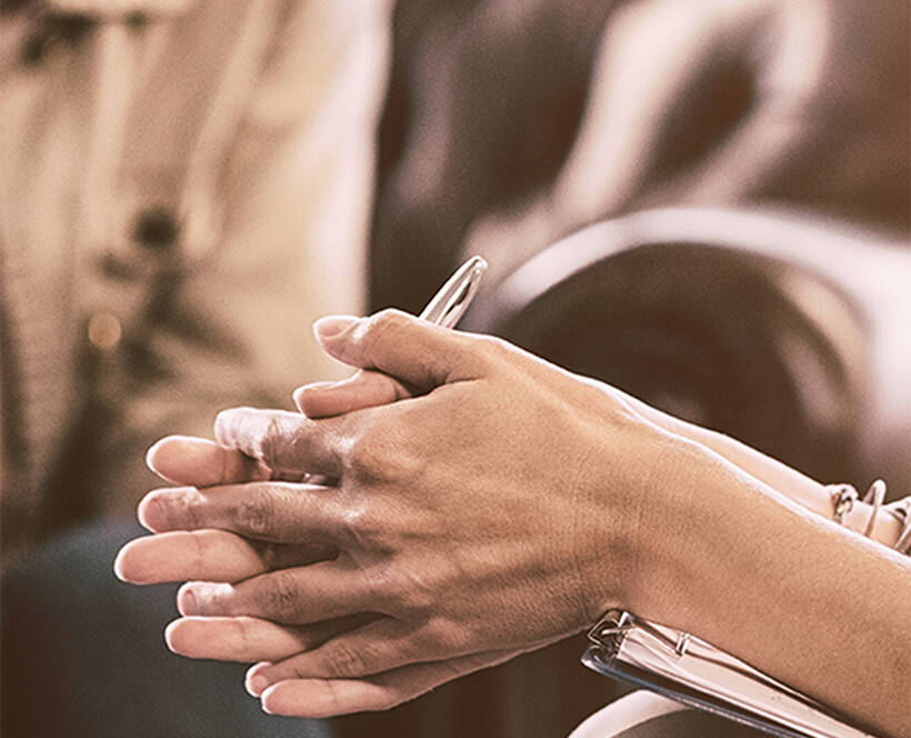 Psychologist having session with her patient